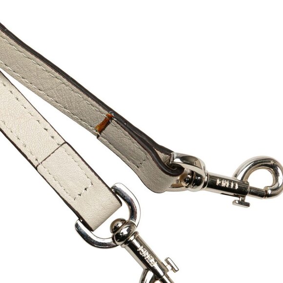 FENDI Ivory Leather Shoulder Bag - Picture 4 of 9